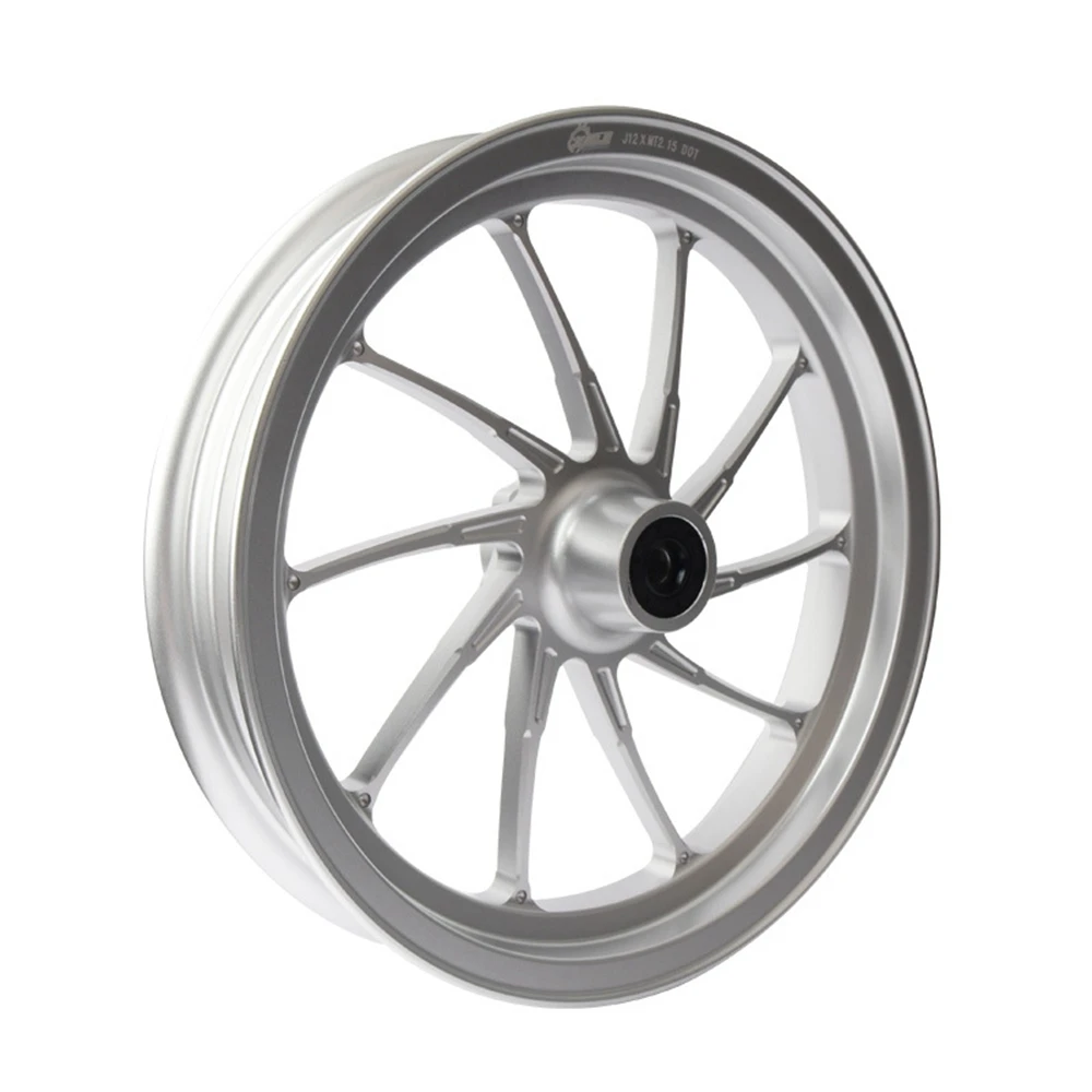 Motorcycle Wheel Modified 12x2.5/2.15inch CNC Aluminum Front Wheel Rims For Niu N1S/NGT/NQI/U+B/U1/US/UQi/MQI2 Eelectric Scooter