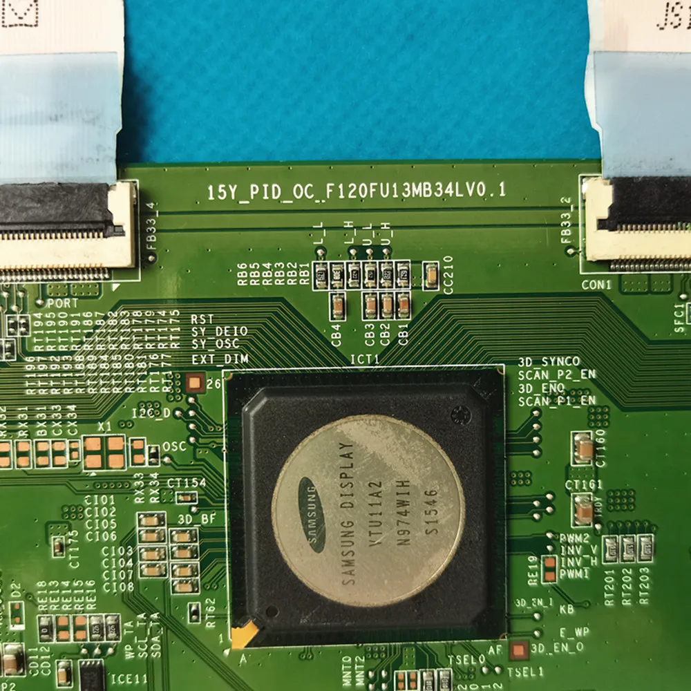 Good Test Logic Board 15Y_PID_OC_F120FU13MB34LV0.1 T-CON LVDS บอร์ด