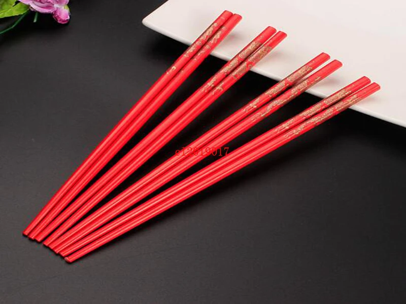 Solid wood tableware creative natural environmental protection wooden chopsticks