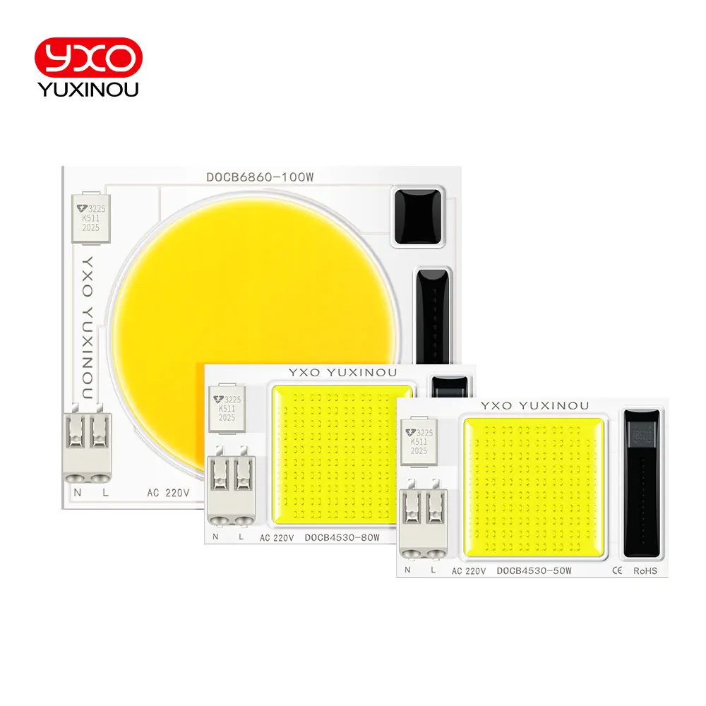 Imagem -04 - Planta de Hidroponia Cresce Luz Docb ca Led Chip Cob Espectro Completo ca 220v 50w 80w 100w Interno Mudas Flor