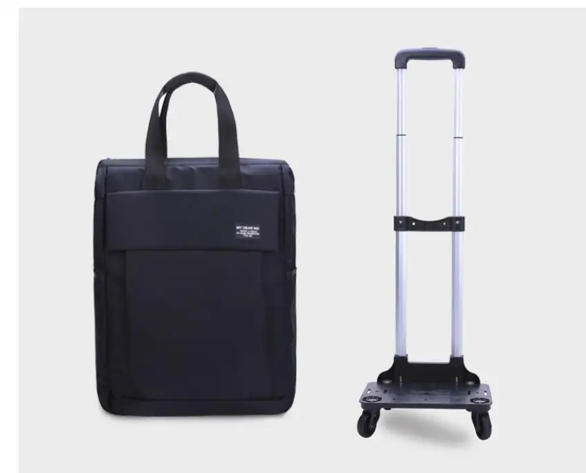 Oxford Rolling Luggage Backpack bag with wheels Women wheeled Backpacks travel Bags on wheels Women Luggage Travel Trolley Bags