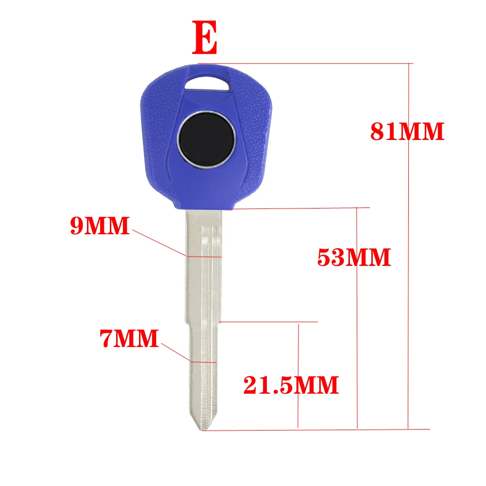 Llave de Motocicleta sin cortar, llaves de repuesto en blanco para Honda CB150R, CBR250R, CBR300R, CBR300F, VTEC, MSX125, CB400, CB-1, CBR