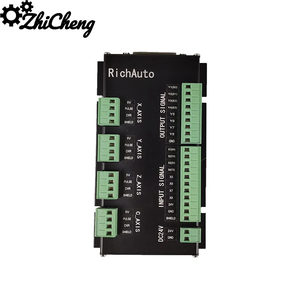 Imagem -04 - Sistema de Controle de Movimento Richauto Dsp Cnc Gravura Controlador de Movimento Laser Chama Máquina de Corte Plasma A11e A18e 4-axis