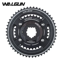 WALGUN SIGEYI Double Road Bike Chainring Powermeter 110bcd 50t 34t 52t 36t 53t 39t 4-Bolt Bicycle Crankset Cadence Power Meter