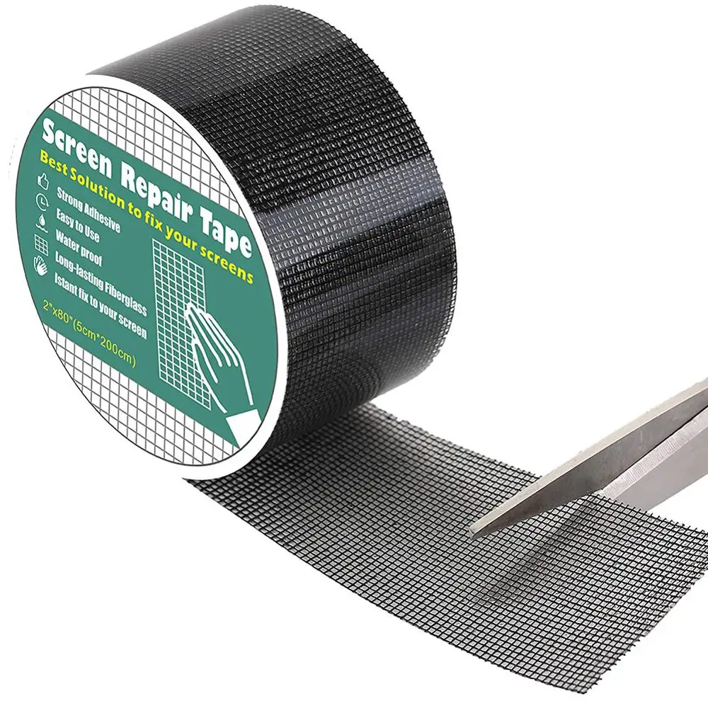 

Window Net Anti-Mosquito Mesh Sticky Wires Patch Repair Tape, Summer Screen, Door Mosquito Netting Patch, Broken Hole