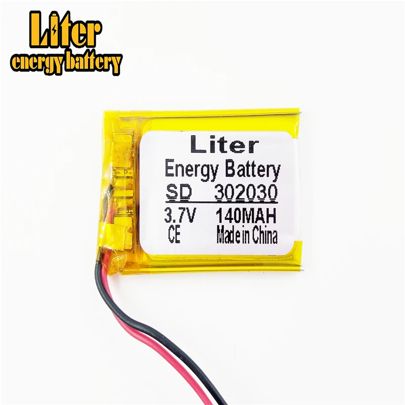 3.7V 140MAH 302030 032030 MP3 MP4 lithium polymer battery protection board circuit board batteries