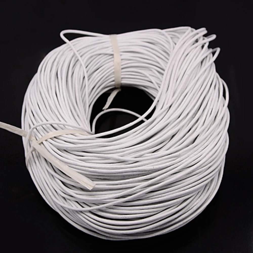 100m/lot Cowhide Leather Cord Jewelry Round Cords 1mm 1.5mm 2mm 2.5mm Jewelry DIY Making Material Accessories