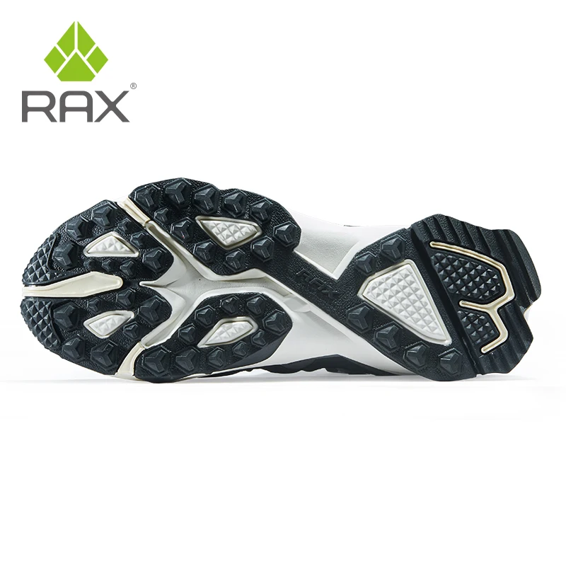 RAX-Chaussures de Randonnée Imperméables en Cuir pour Homme et Femme, Bottes de Randonnée, Randonnée, Camping, Escalade, Neige, Hiver