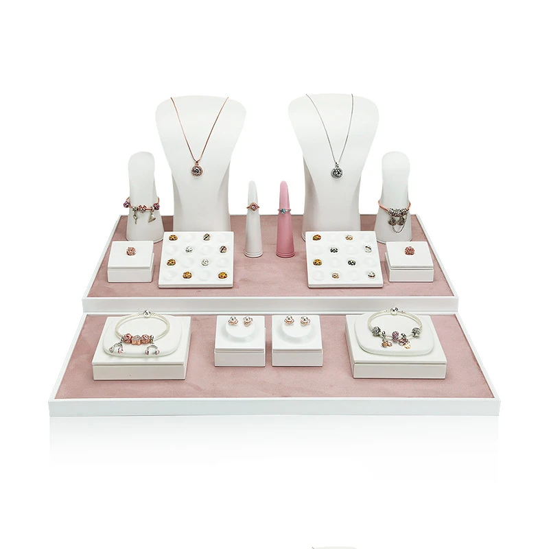 Jewelry Display Stand Set Shooting Stall Props Necklace Bracelet Display Table Paint Jewelry Display Table