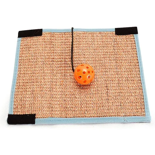 Buyfun Cat Scratcher Post Pole with Scratching Mat Bell Ball