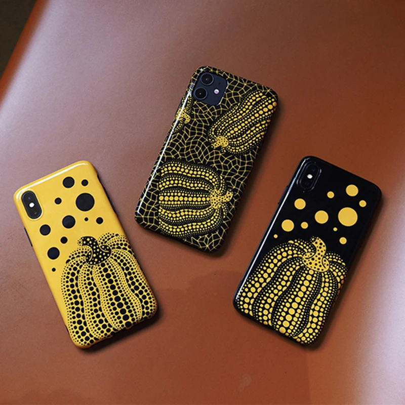 Yayoi Kusama Pumpkin Art Phone Case iphone 13/12 14Promax