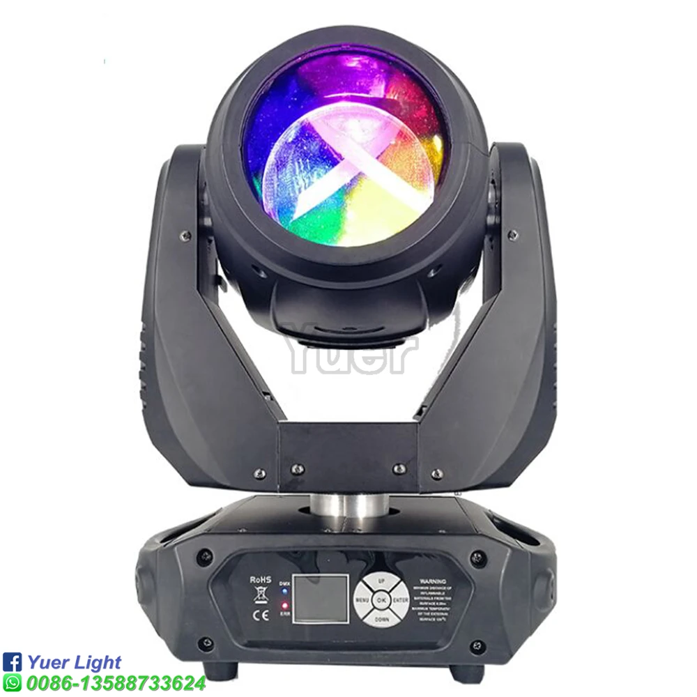 Professional Stage Lighting Beam Moving Head 6700K 260W  Two Effect prism Spot For DJ Disco Dance Floor Nightclub Parties Show