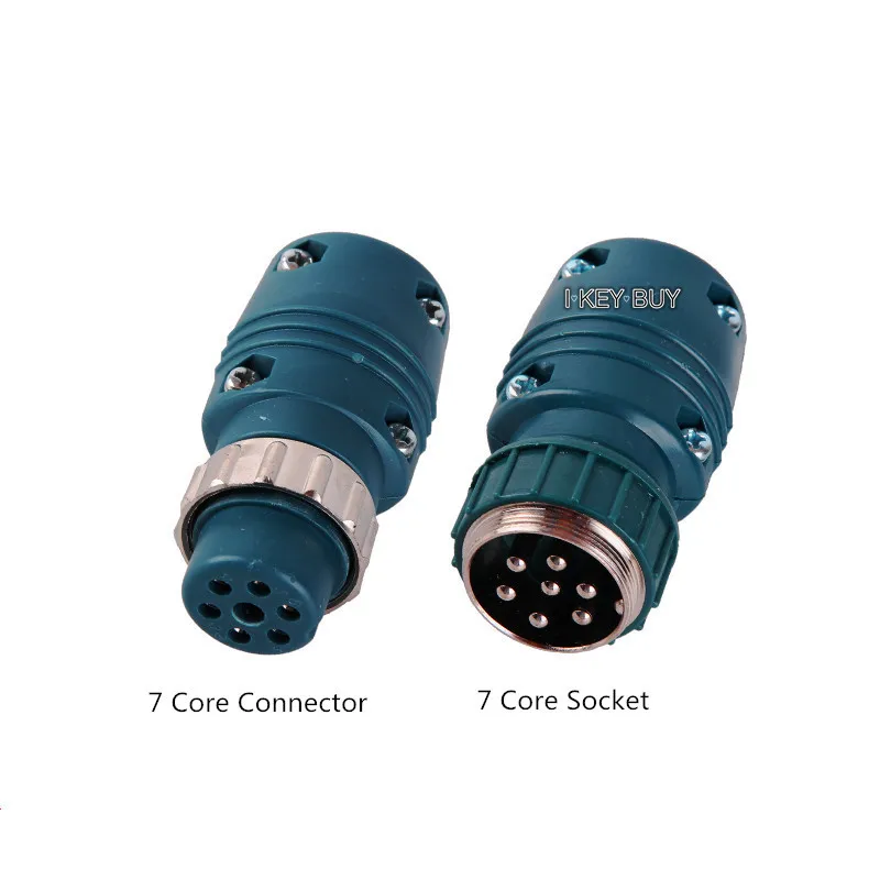 2 Teile/los Gas Geschirmt Schweißen Maschine Draht Feeder 6/7/9 Core Luftfahrt Steckdose Steuer Kupplung Schnell Stecker freies Schiff