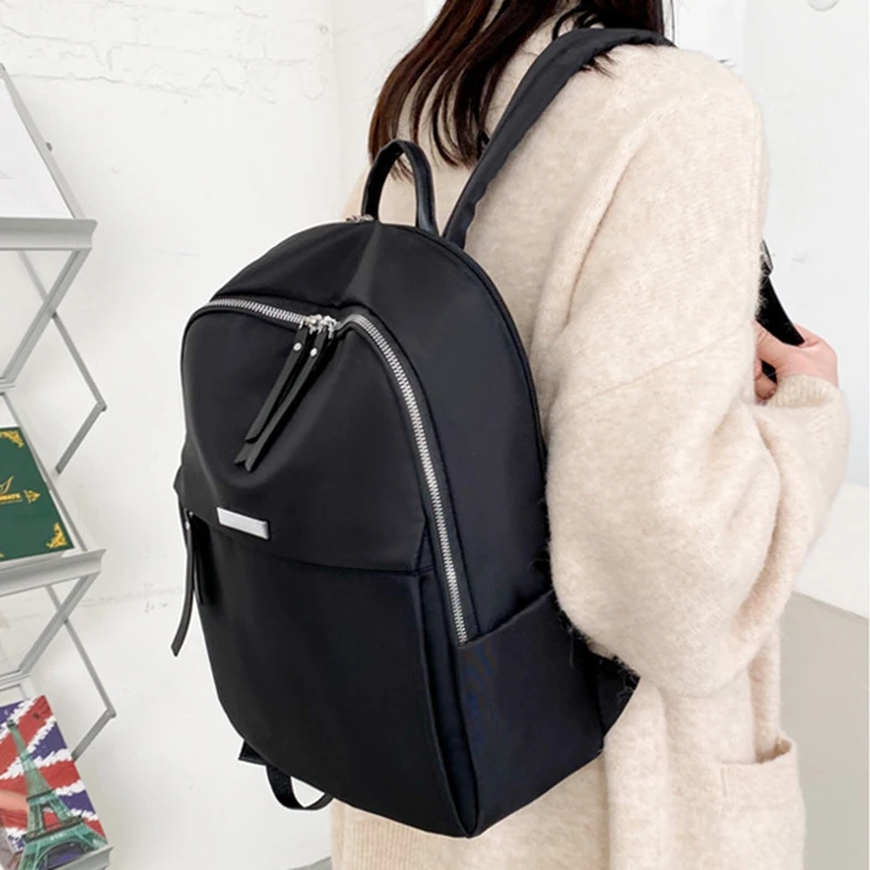 Buylor-mochila Oxford para mujer, bolso de ordenador Simple, bolso escolar de hombro para niña, mochila de viaje de gran capacidad