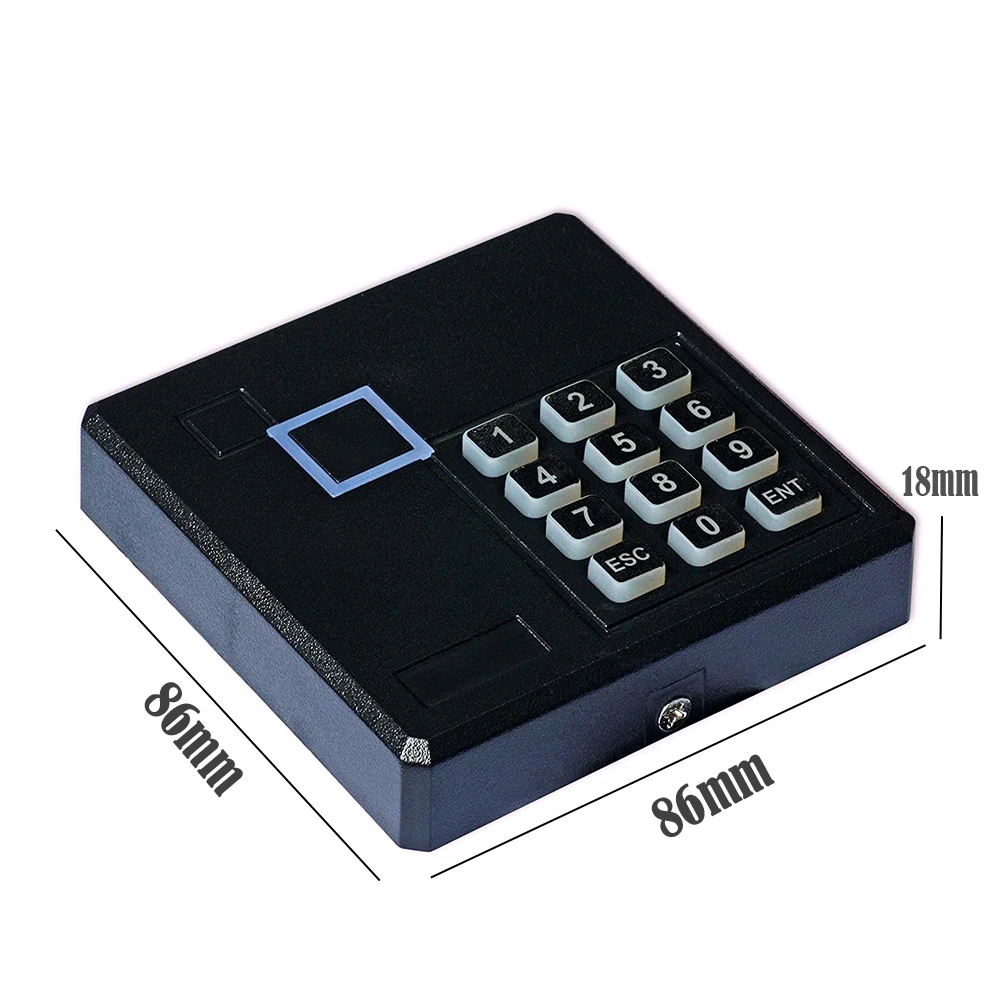 Ouvre-serrure électrique IP68, rétro-éclairage tactile, 5000 khz, 125 Mhz, carte RFID, contrôle d'accès, clavier, étanche, 13.56 utilisateurs