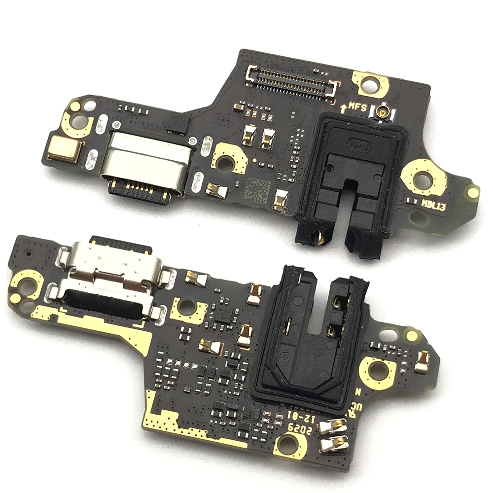 USB Charging Port Dock Jack Connector Charge Board Flex Cable With Mic Microphone For Xiaomi Poco X3 NFC X3 Pro