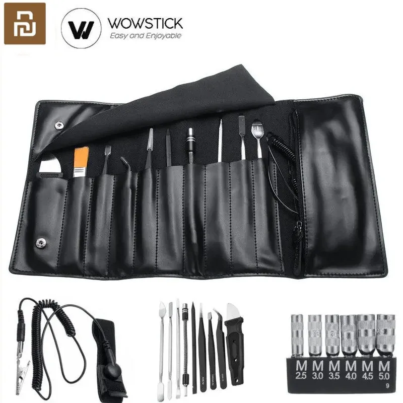 

For xiaomi Wowstick Anti-static Mobile Phone Repair Tools Kit Accessories Tweezers Scythe Cleaning Brush Anti-stati Wrist Strap