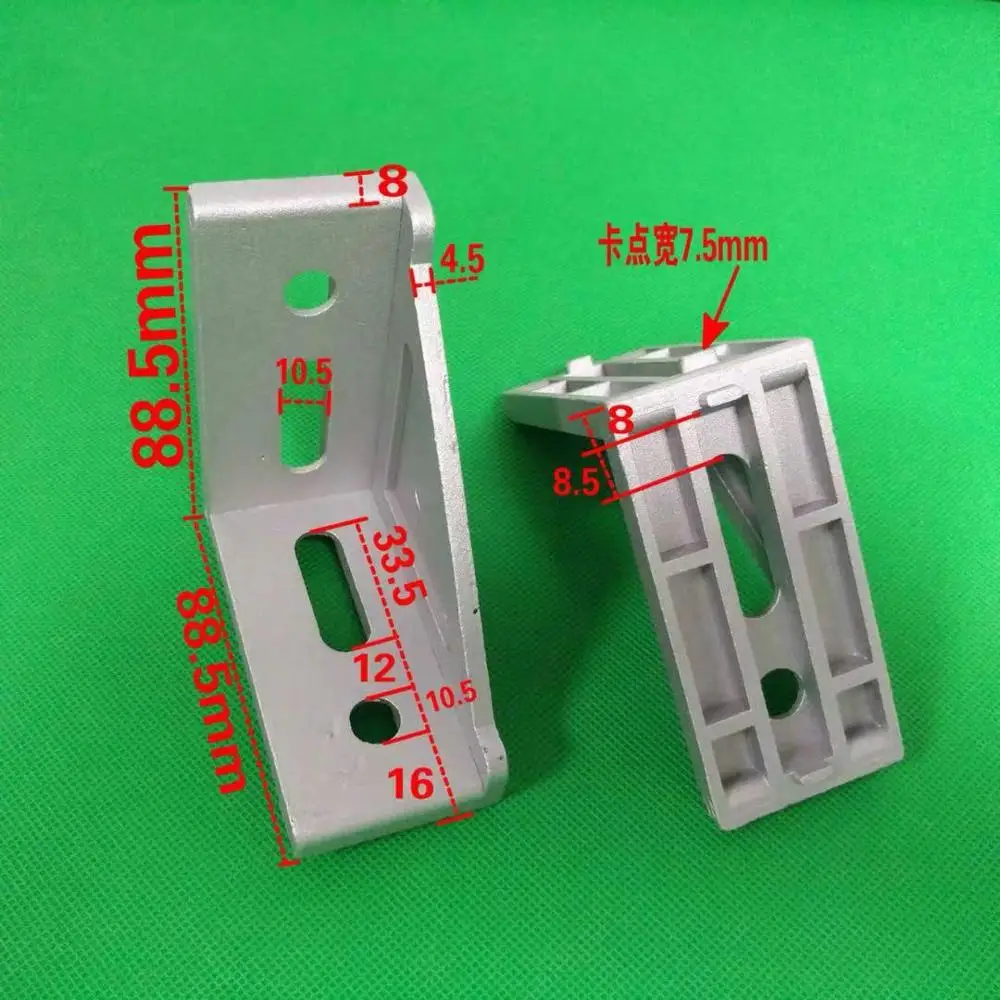 4590 Corner Bracket  L Connector Bracket Fastener Corner Fitting Angle For 4590 Aluminum Profile