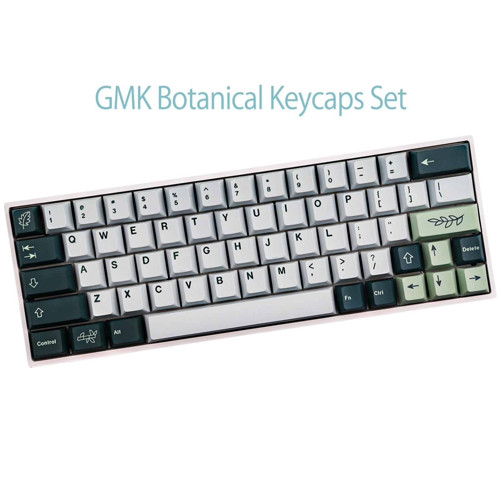 GMK-teclas Botanical PBT personalizadas, accesorio para teclado mecánico, perfil de cereza, DYE-SUB, 61, 64, 84, 135, diseño, 108 teclas