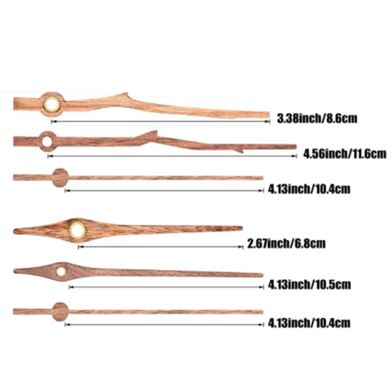 4 PCS Wall Quartz Clock Movement Mechanism DIY Replacement Clock Hands And Motor Kit Hooks Repair Parts