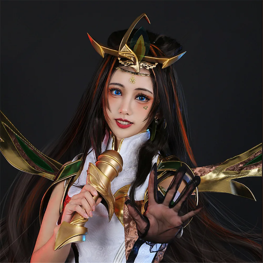 AGCOS LOL Seraphine New Skin Cosplay Costume Game Full Sets Cosplay Prop Costumes