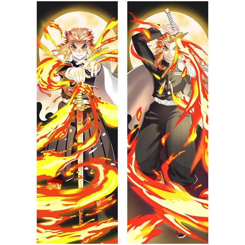 Anime Demon Slayer Kamado Tanjirou Hashibira Inosuke 2way Dakimakura Case Two-sided 3D Print Bedding Hugging Body Pillow Cover