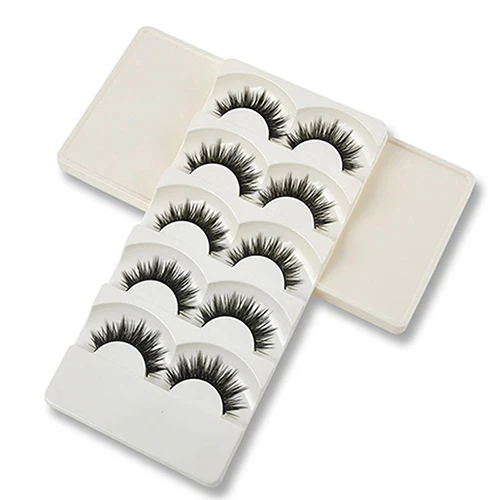 5 Pairs Makeup Lady Thick Long Natural Looking False Eyelashes Fake Eye Lashes false eyelashes fake lashes eyelash extension