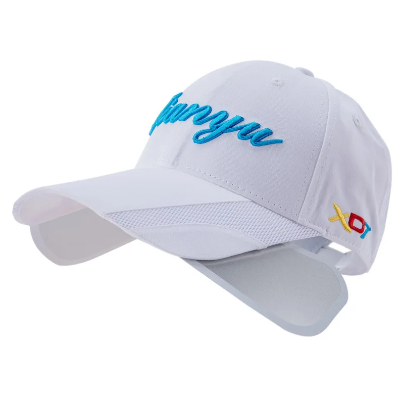 New Product Golf Hat Pull-tab Retractable Sun Hat Unisex Sports Ball Cap Travel Outing Sports Outdoor Biking Sunshade Hat