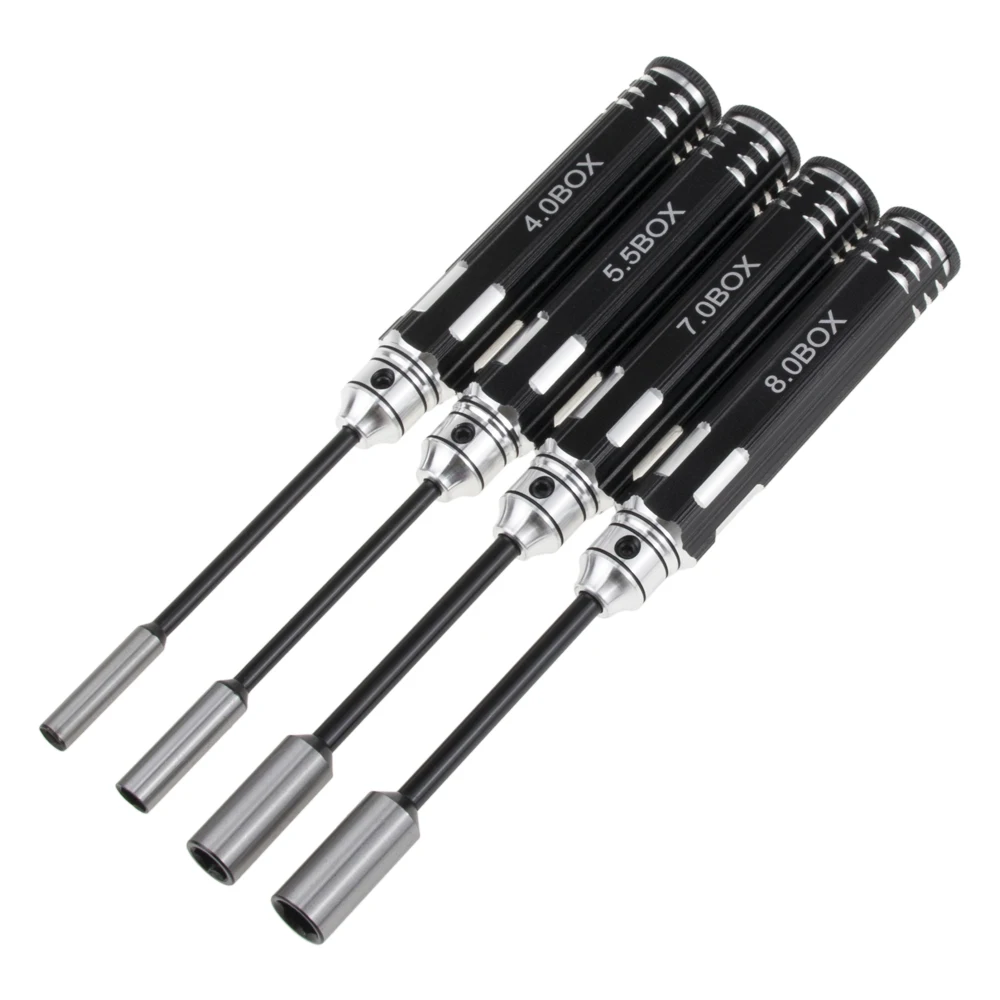 1set 4/5.5/7/8mm Hex Driver Set Multi-Function Hexagon Head Socket Screwdriver RC Tools for FPV Drone Model Car Repair