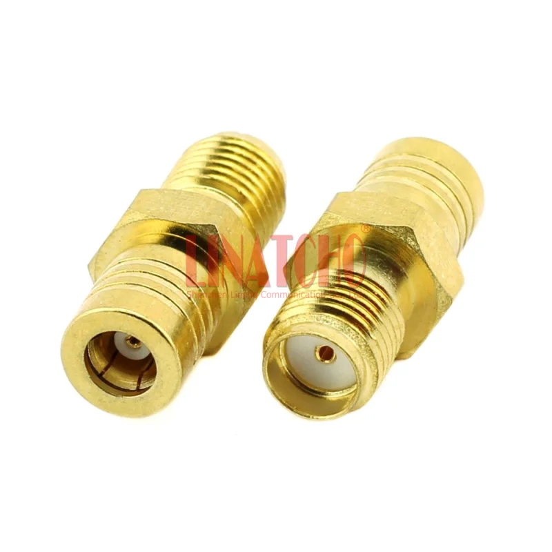 

coax golden connector SMA female to SMB female DAB digital radio aerial antenna adapter