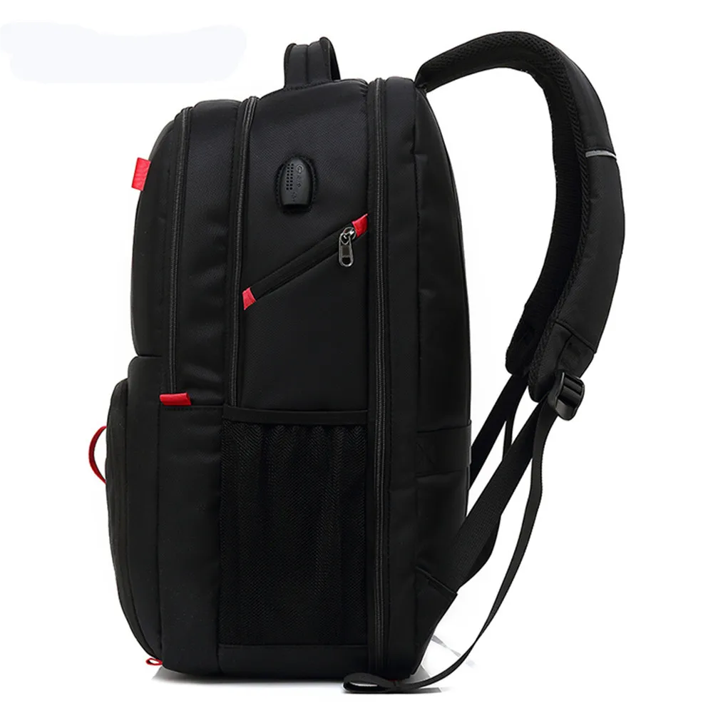 PObucBackpack-Sac à dos pour ordinateur portable étanche en nylon, sac à dos d\'affaires de voyage, sacs à dos antivol pour étudiants, mode, 17.3