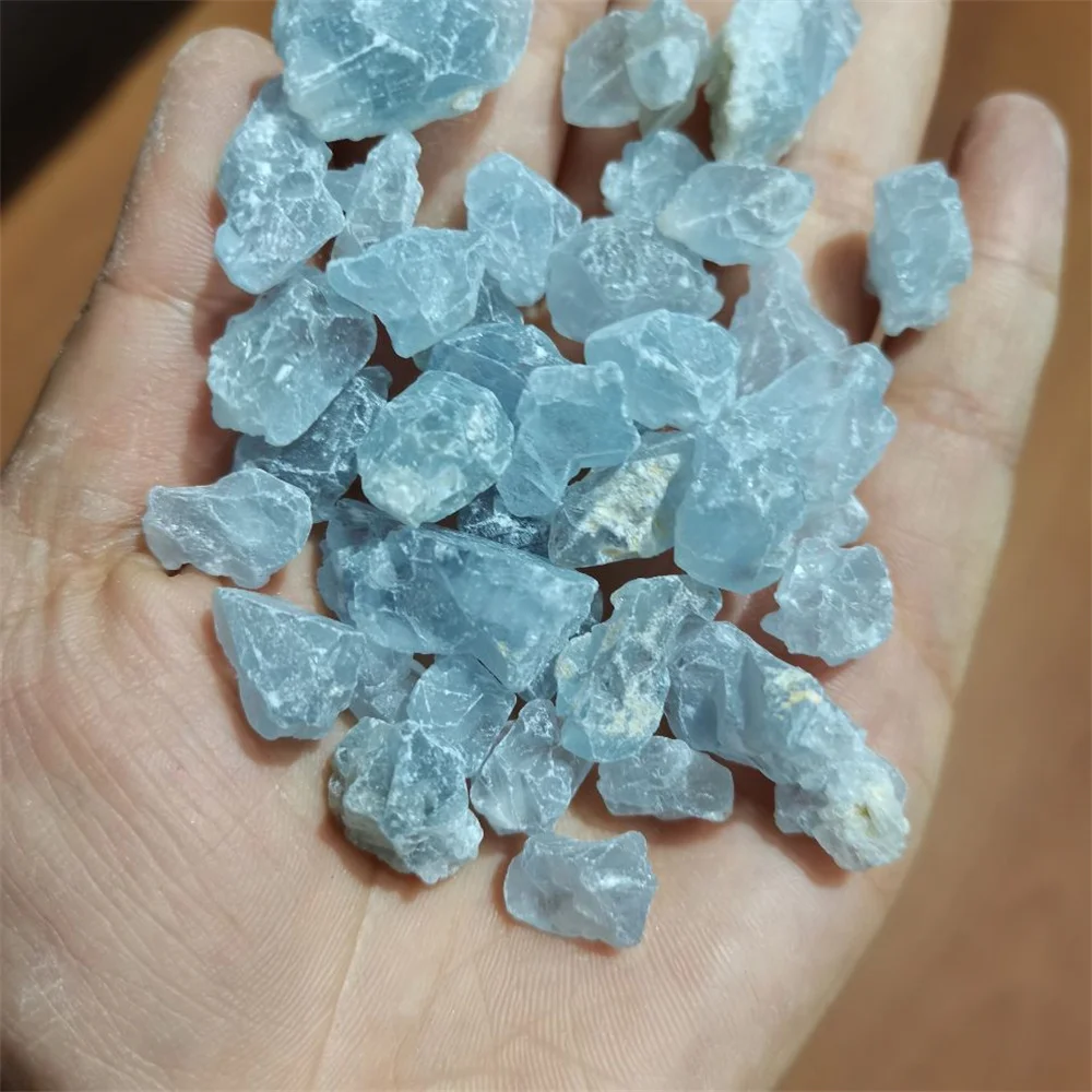 Natural Stone Mineral Specimens Madagascar Stone Home Decor Celestite Blue Celestite Crystal Blue Stone Celestine Stone