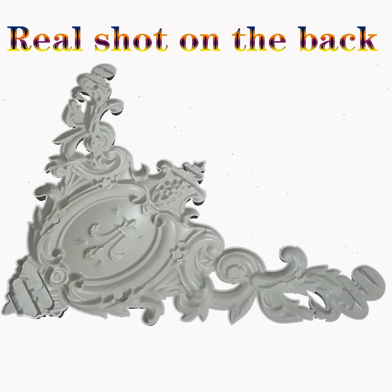 European style ceiling corner flower background wall passway decorative wall stickers Wedding home decoration non-wood carvings
