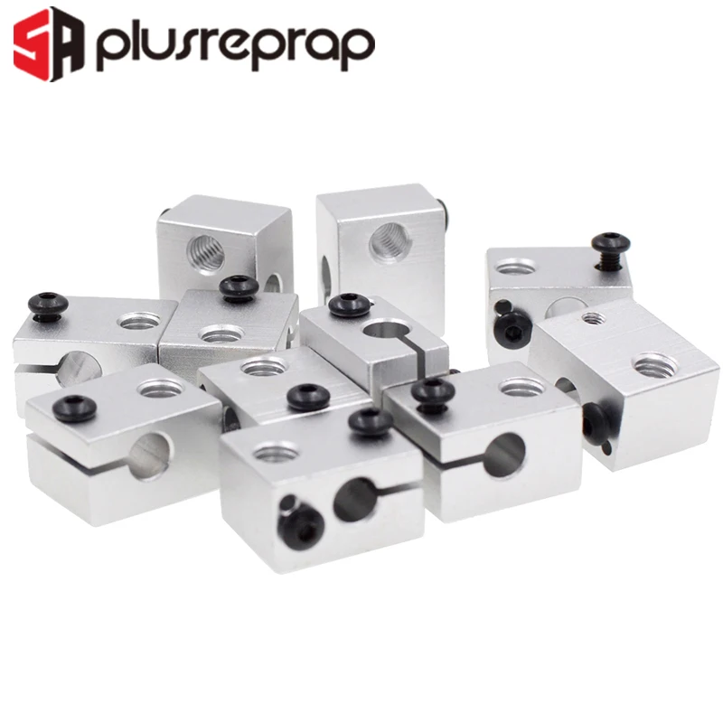 5PCS V6 Aluminium Heating Block Hot End 20*16*12 mm Reprap 3D Printer Reprap Metal