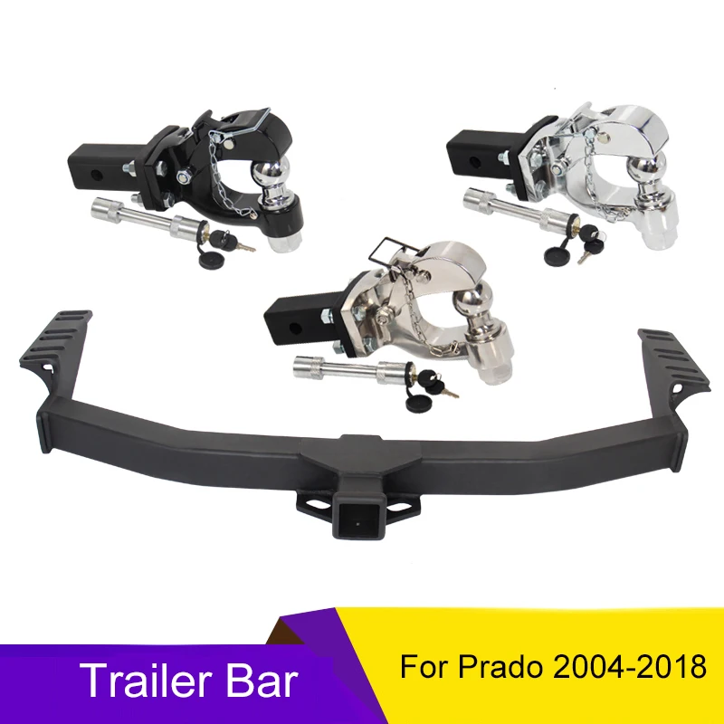 03-18 For Prado 2700 trailer bar non-destructive installation overbearing trailer hook 4000 rear guard bar accessories