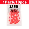 10 piezas rojas talla 9