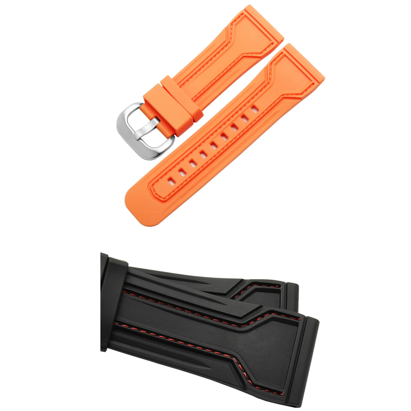 WatchBands for Seven Friday Rubber Watch Strap Waterproof Watch Band Sevenfriday Logo Wristband Bracelet P3C/02/SF-M3/04/P1B/01