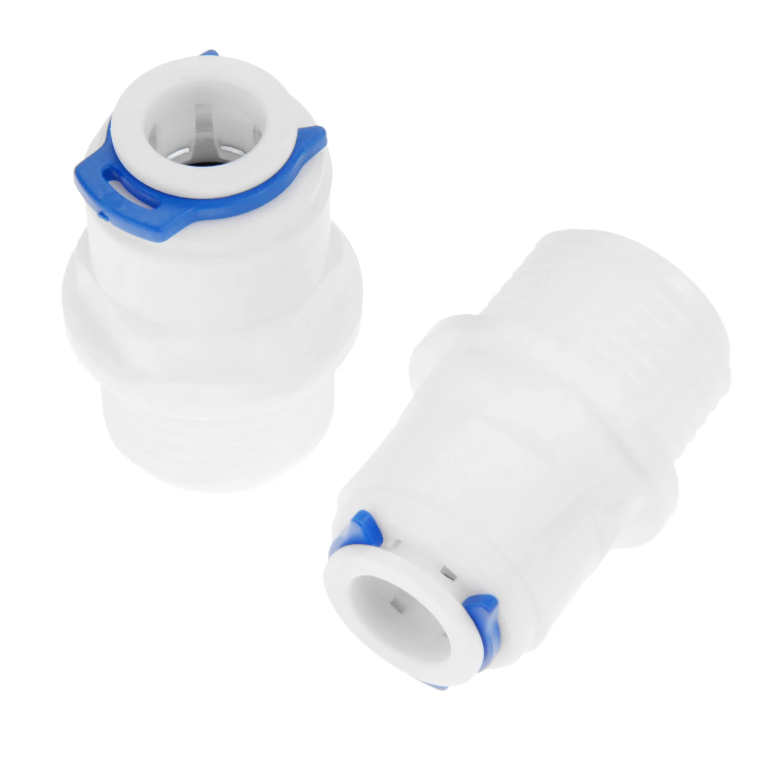 2Pcs RO Water Straight Pipe Fitting 3/8