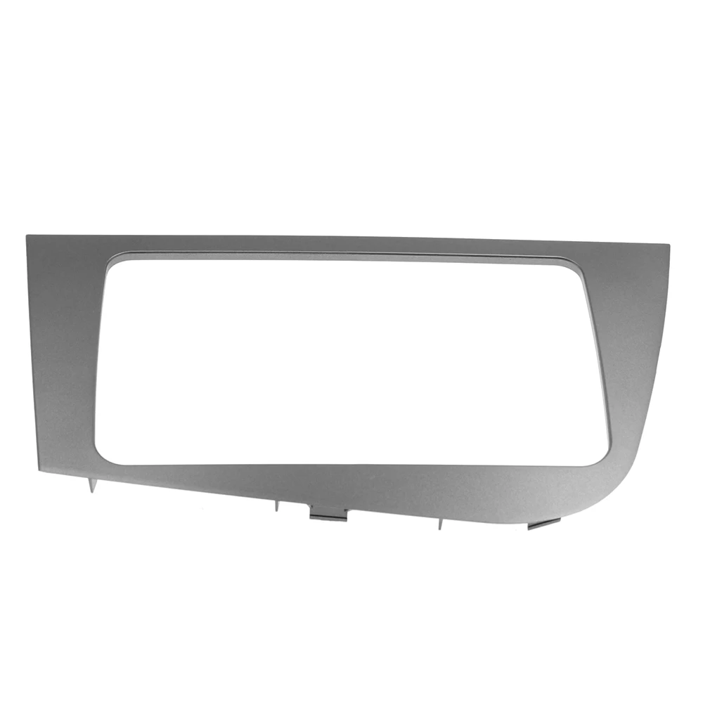 Double 2 Din Fascia For Seat Leon LHD Radio GPS Stereo Radio Panel Dash Mounting Installation Trim Kit Face Frame Bezel