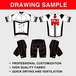 Customized Quick Dry Team Cycling Jersey, Gel Pad Bike Set, MTB Trathlon Ropa Ciclismo, Maillot Wear, Pro Summer Wear