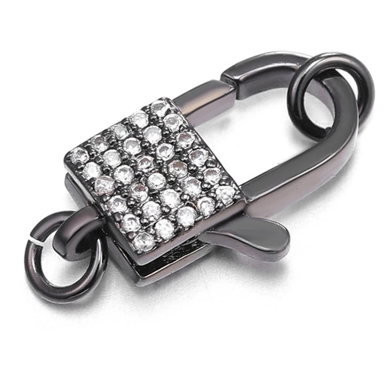 

Застежки для ювелирных изделий «сделай сам», застежки-карабины медные для ожерелий, браслетов, цепочек, 18 х11 мм