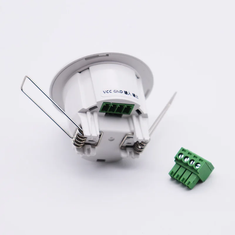 New reed switch signal switch silent dry contact 12V-24V Ceiling mini embedded infrared human body motion sensor switch