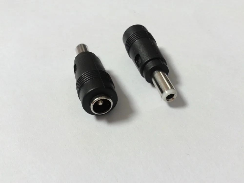 

100pcs high quality NEW copper DC Power 5.5mmx2.1mm Female to 5.5mmx2.5mm Male Adapter