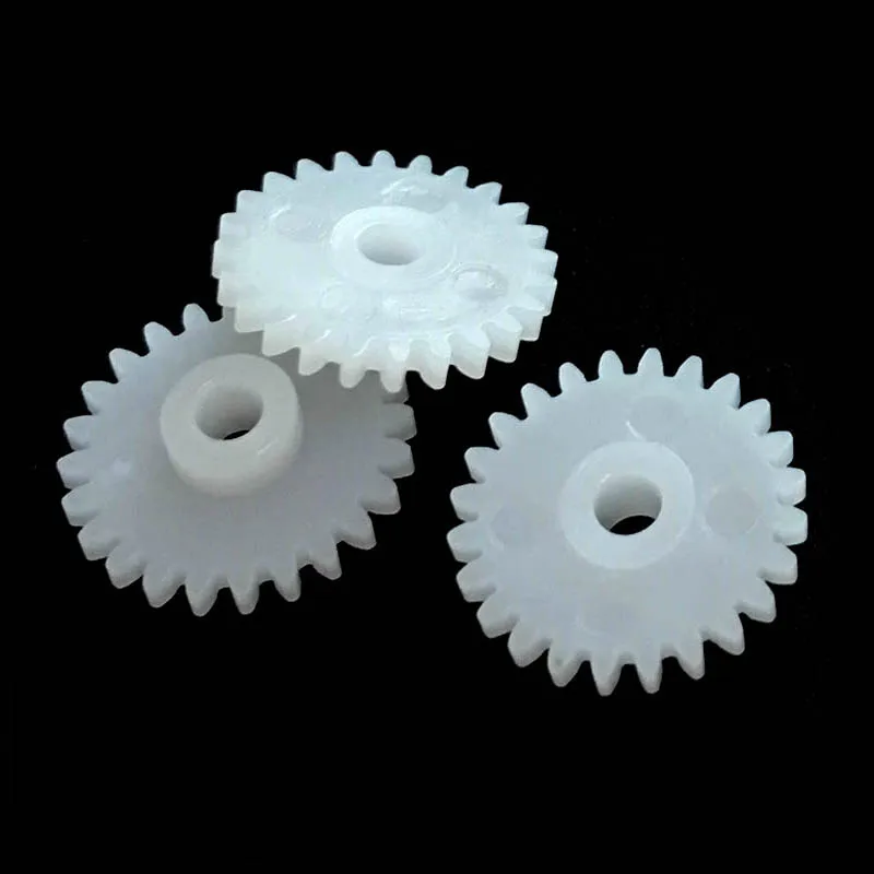 24 Teeth 0.5M Gear OD=13mm Hole=1.5mm/ 2mm/ 2.5mm Shaft Tight POM Plastic Pinion Toy Model Motor Parts 241.5A 242A 242.5A 242.5B