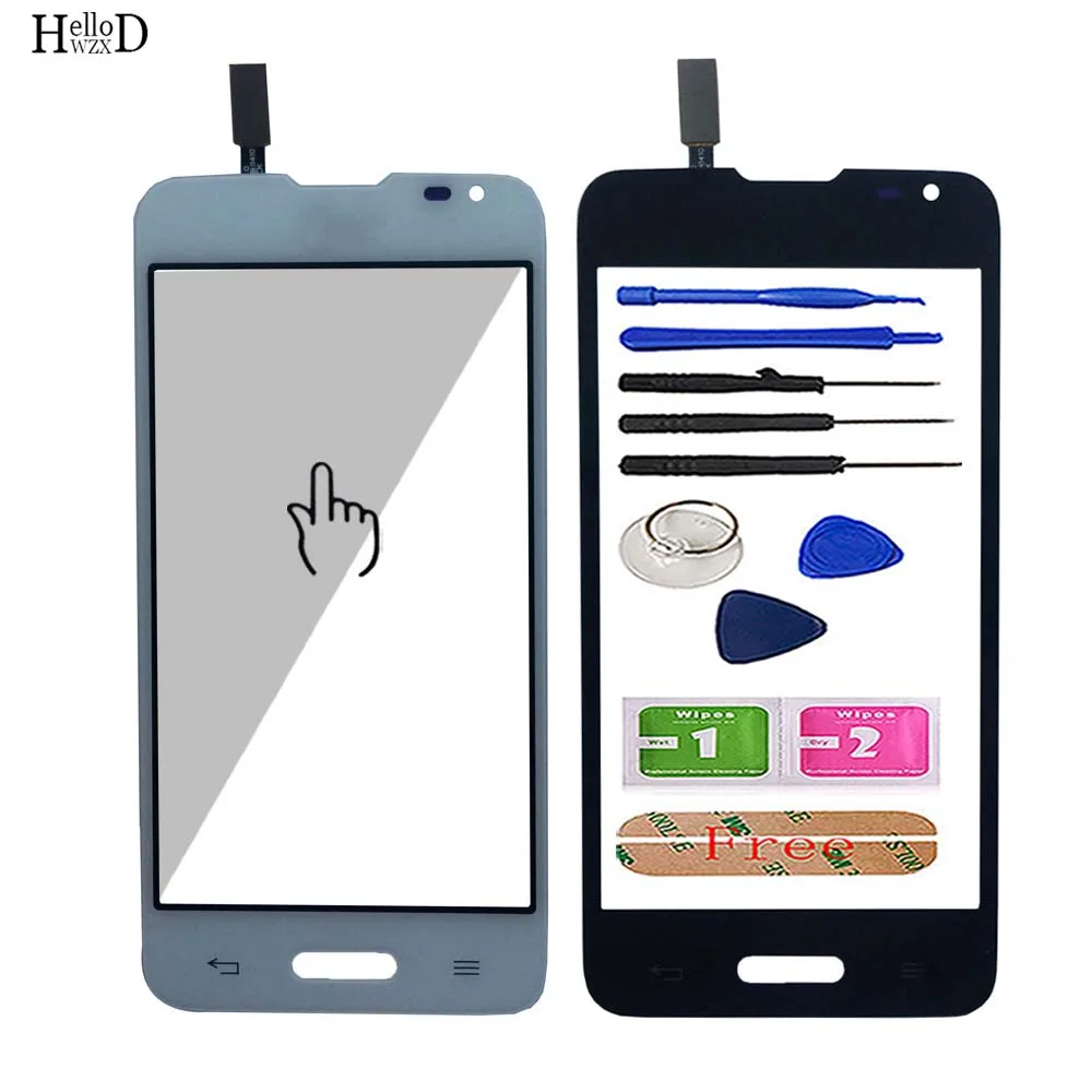 

Mobile Touch Screen For LG Series III L65 D280 D280N Phone TouchScreen Front Glass Lens Sensor Digitizer Panel Tools