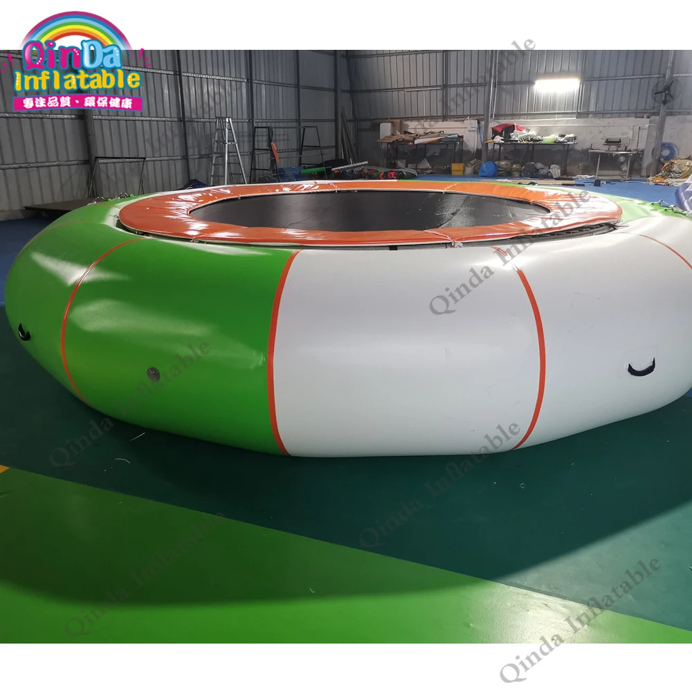 

5m Diameter Water Float Trampoline Inflatable Jumping Trampoline For Ocean Games