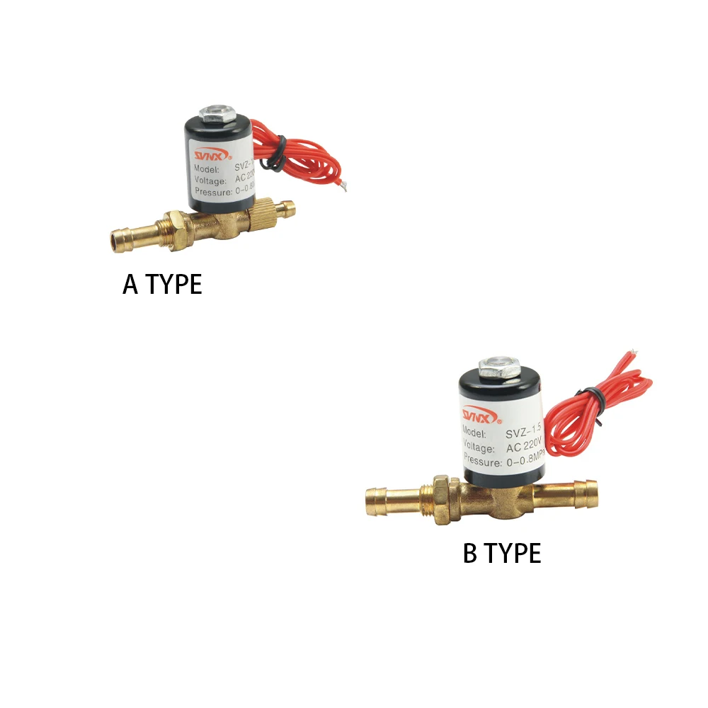 SVZ-1.5 solenoid valve Argon arc welding machine AC DC 24V 36V 220V 2 position 2 way solenoid valve