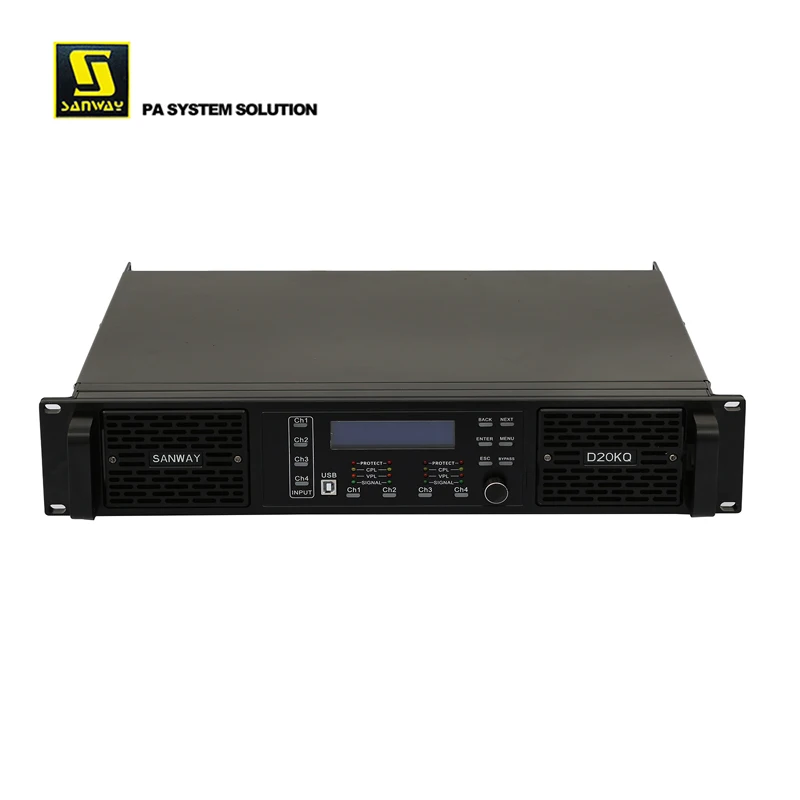 D20KQ 4 Channels Digital Switching DSP Power Amplifier FP20000Q