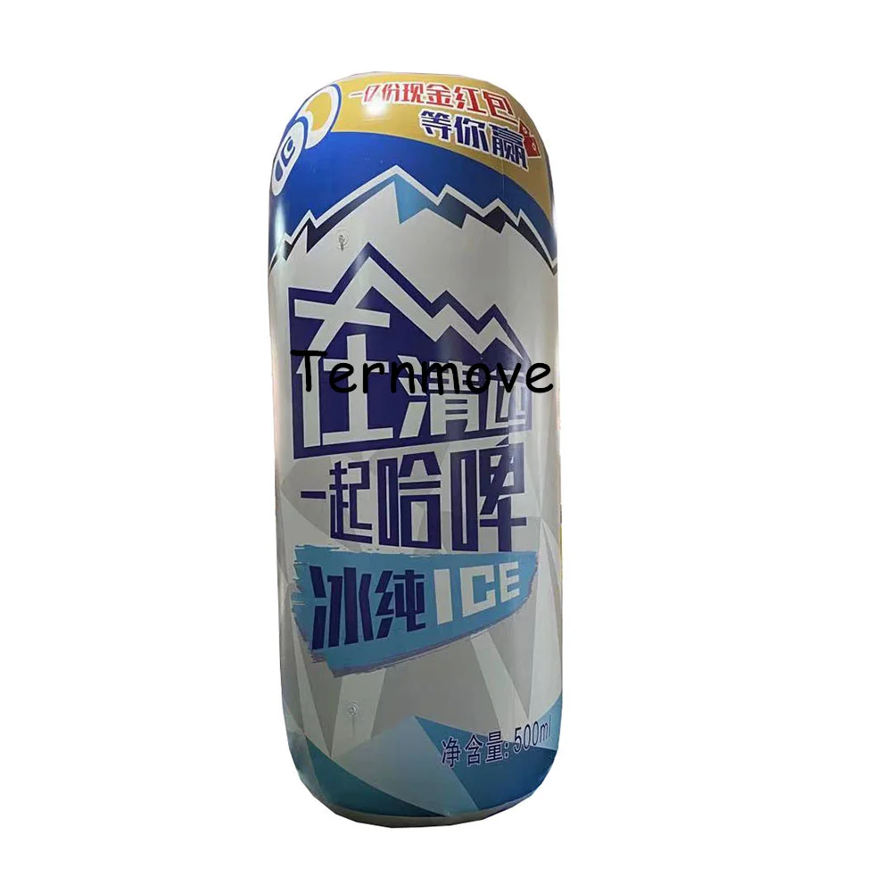 inflatable beer can tin bottle customized replica advertising product inflatable Bottled coffee drink milk with logo