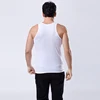 3-piece men's elastic pure cotton vest fine thread sports fitness breathable base vest